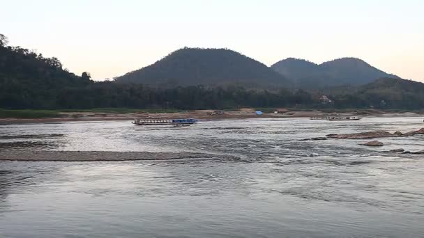 Mekong - o grande rio da Indochina — Vídeo de Stock