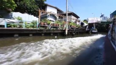 Bangkok. Bangkok.East Venedik kanallar gemilerde Tourism.Express. Su ulaştırma araçları