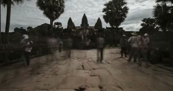 Filmszerű gáztalanító Angkor Wat 4k — Stock videók