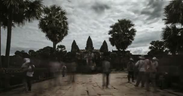 Filmszerű gáztalanító Angkor Wat 4k — Stock videók