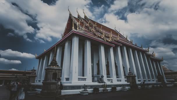 Bangkok Kraliyet Sarayı'nda Sinematik timelapse. — Stok video