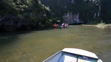 Tam Coc, Vietnam-Kasım 27,2016: Tam Coc, olarak da bilinen 