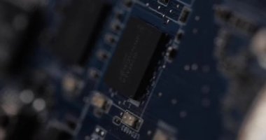 Süper makro bitcoin görüntüleri. Şifreli para birimi.