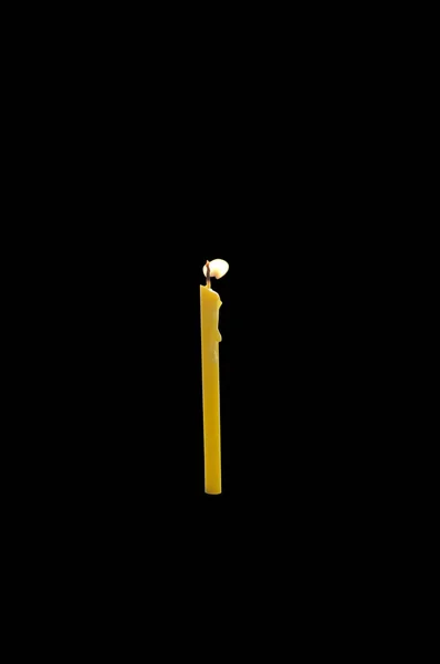 Αρωματικό Κερί Παραφίνη Πορτοκαλί Κερί Αναμμένο Κόμμα Κερί Για Ρετουσάρισμα — Φωτογραφία Αρχείου