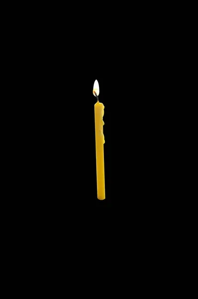 Αρωματικό Κερί Παραφίνη Πορτοκαλί Κερί Αναμμένο Κόμμα Κερί Για Ρετουσάρισμα — Φωτογραφία Αρχείου