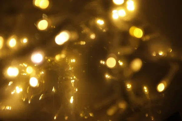 Luce Sfocate Bokeh Progettazione Festiva Modello Natale Buon Anno Nuovo — Foto Stock