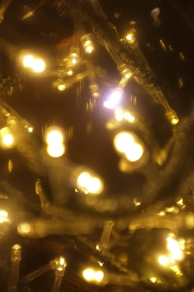 Bulanık Işıkları Bokeh Festival Tasarım Noel Mutlu Yeni Yıl Için — Stok fotoğraf