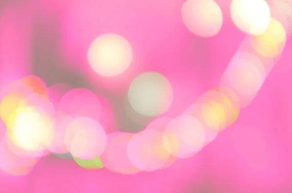 Pembe Arka Plan Pembe Bokeh Arka Plan Kavram Sevgililer Günü — Stok fotoğraf