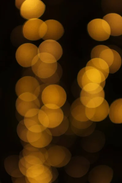 Goldenes Bokeh Abstraktes Licht Orangefarbener Hintergrund Konzept Liebe Sommer — Stockfoto