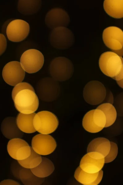 Gouden Bokeh Abstracte Licht Oranje Achtergrond Concept Liefde Zomer — Stockfoto