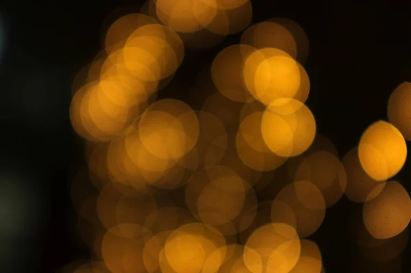 Lumière Abstraite Golden Bokeh Fond Orange Concept Love Été — Photo