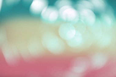 Bokeh soyut ışık, yeşil ve pembe degrade renk arka plan