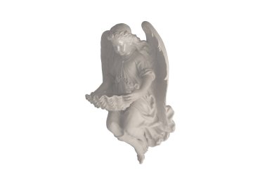 Melek Eros heykeli - antika retro-efekt tarzı resim 