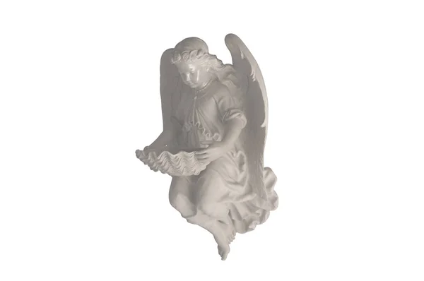 Angelic cupid statue - vintage retro effect style picture — Stock Photo, Image