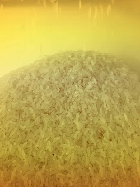 Textura de arroz de perto. Arroz natural fundo e textura . — Fotografia de Stock