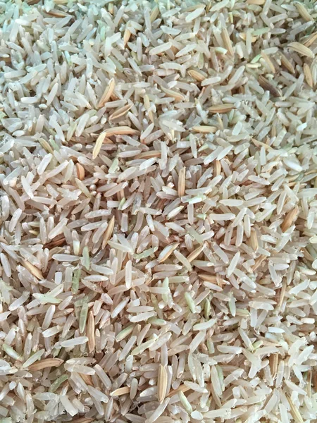 Pirinç dokusu yakın. Doğal pirinç arka plan ve doku. — Stok fotoğraf