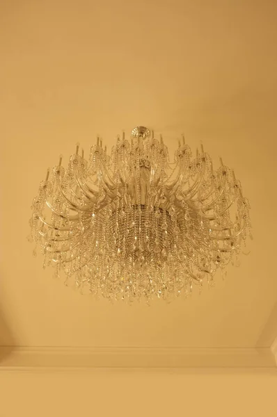 Chandelier in the style of Art Nouveau. Unique classical empire chandelier. — Stock Photo, Image