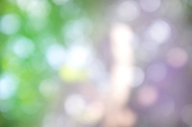 Işığın soyut dairesel bokeh arkaplanı. Bulanık arkaplan