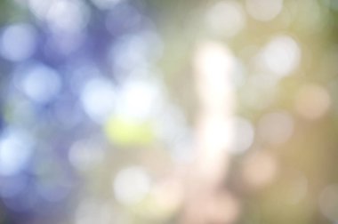 Işığın soyut dairesel bokeh arkaplanı. Bulanık arkaplan