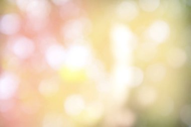 Işığın soyut dairesel bokeh arkaplanı. Bulanık arkaplan