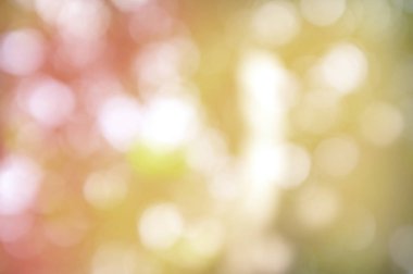 Işığın soyut dairesel bokeh arkaplanı. Bulanık arkaplan