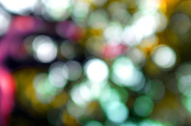 Işığın soyut dairesel bokeh arkaplanı. Bulanık arkaplan
