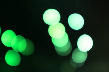 Işığın soyut dairesel bokeh arkaplanı. Bulanık arkaplan