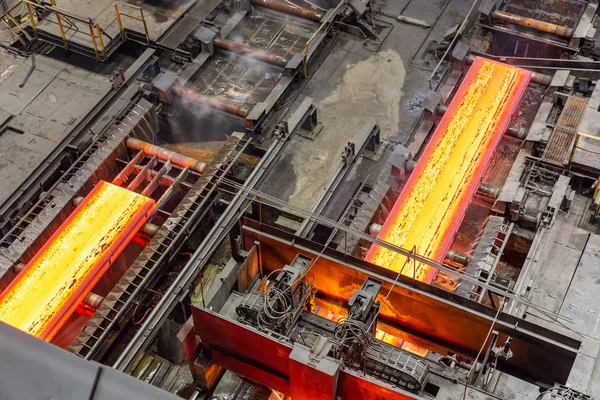 Nowokuźnieck Rosja Czerwca 2019 Wycieczka Zakładu Metalurgicznego Evraz Zsmk Wylewanie — Zdjęcie stockowe