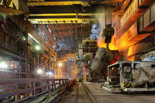 Novokuznetsk Rússia Junho 2019 Excursão Planta Metalúrgica Evraz Zsmk Despejar — Fotografia de Stock