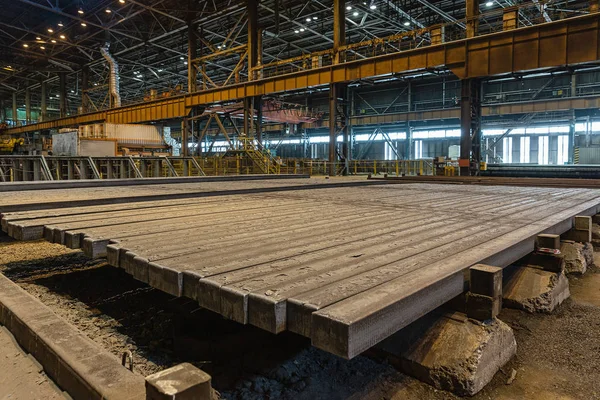 Novokuznetsk Rusia Junio 2019 Excursión Planta Metalúrgica Evraz Zsmk Vista — Foto de Stock