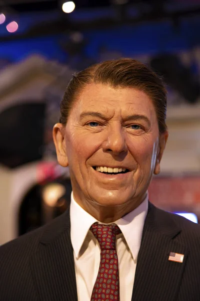 New York Usa Aprile 2018 Ronald Reagan Madame Tussauds New — Foto Stock