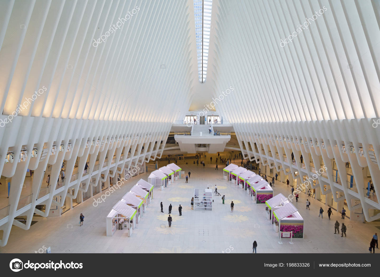 New York Usa May 2018 Contemporary Architecture Oculus Subway