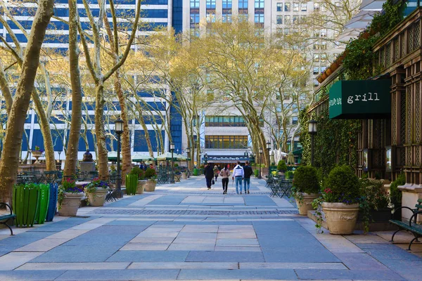 New York Usa May 2018 Foreshortening Bryant Park Manhattan — Stock Photo, Image