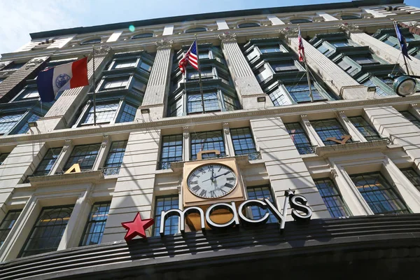 New York Usa May 2018 Macy General Store Building Manhattan — Stock Photo, Image