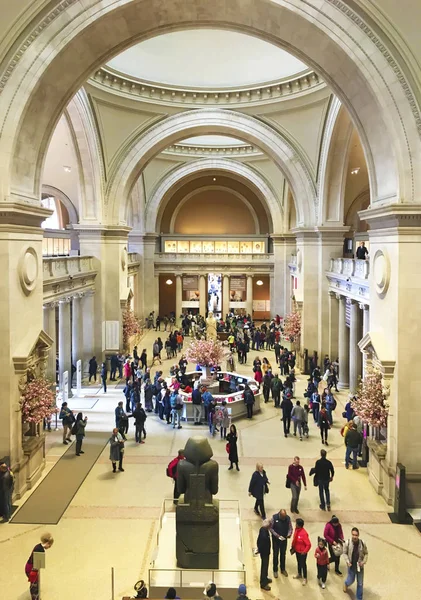 New York Usa April 2018 Met Main Hall New York — Stockfoto