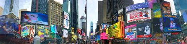 Times Meydanı'na Manhattan'daki büyük görüntü