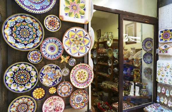 Orvieto Italy August 2018 Ceramics Sale Orvieto — Stock Photo, Image