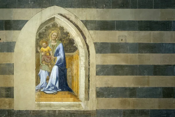 Orvieto Talya Ağustos 2018 Antik Fresk Orvieto Katedrali — Stok fotoğraf