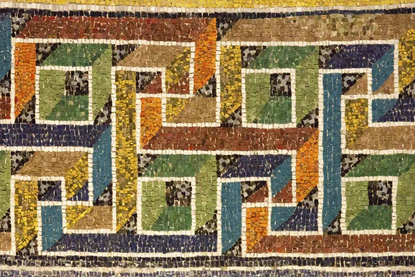Ravenna Itália Setembro 2018 Mosaico Bizantino Muito Colorido Mausoléu Galla — Fotografia de Stock