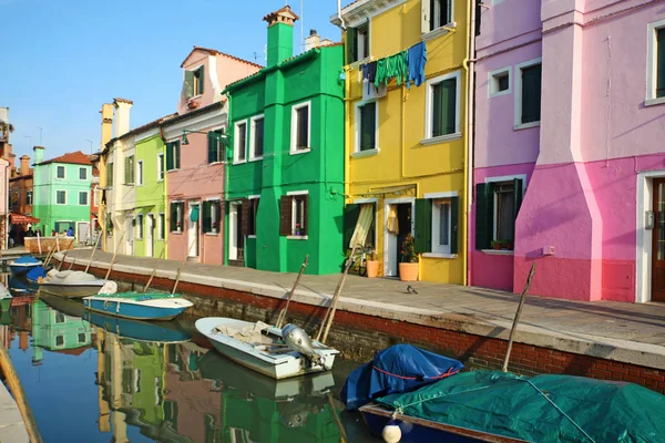 Venise Italie Novembre 2012 Maisons Colorées Sur Île Murano Venise — Photo