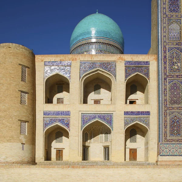 Detalle Del Antiguo Edificio Religioso Bujará Uzbekistán — Foto de Stock