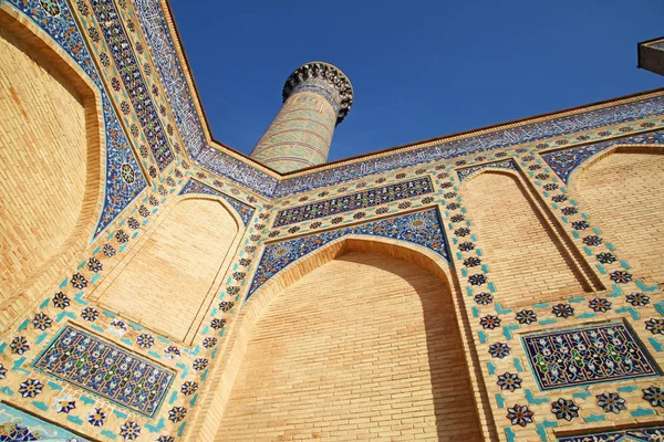 Dekorerad Hörn Timur Mausoleum Samarkand Uzbekistan — Stockfoto