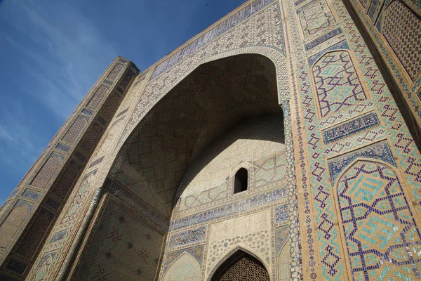 Bibi Khanym Moskén Samarkand Uzbekistan — Stockfoto