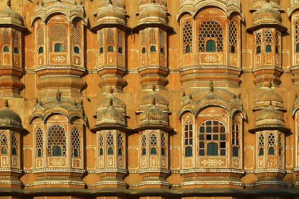 Jaipur Hindistan Daki Hawa Mahal Den Detay — Stok fotoğraf