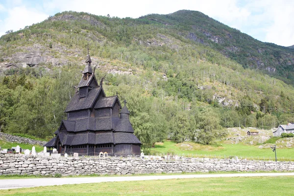 Ancient Borgund Stavkirke Norway Una Antigua Iglesia Madera Casi 900 —  Fotos de Stock
