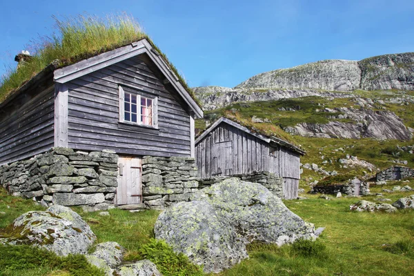Casas Campo Noruega —  Fotos de Stock