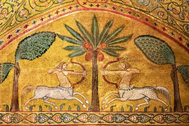 Palermo Bizans mozaiklerinde Centaurs