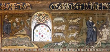 Palatine şapel, Palermo antik mozaikler oluşturulması