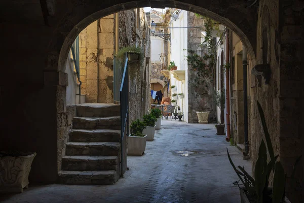 Antico Vicolo Siracusa Sicilia — Foto Stock