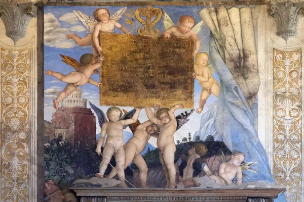 Mantua Italien September 2019 Putten Der Brautkammer Des Herzoglichen Palastes — Stockfoto